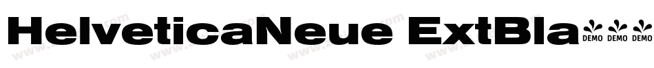 HelveticaNeue ExtBla字体转换